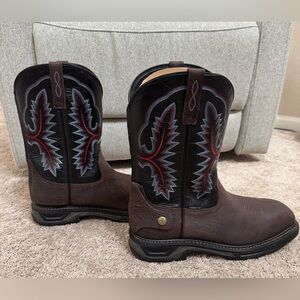 Like-New Ariat WorkHog XT EZ Zip Carbon Toe Boots — WORN ONLY ONCE!